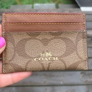 Coach slim card holder